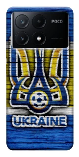 Чохол на Xiaomi Poco X6 UA-Football ver.1 фото 1 з 1