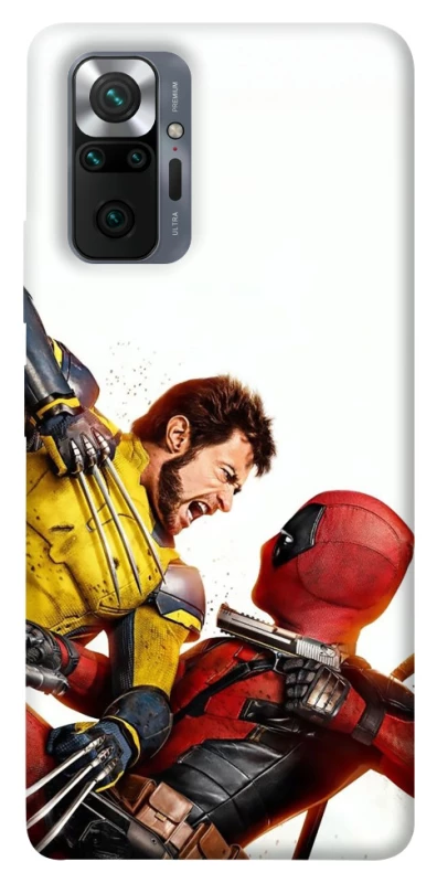 Чехол на Xiaomi Redmi Note 10 Pro Deadpool and Wolverine фото 1 из 1
