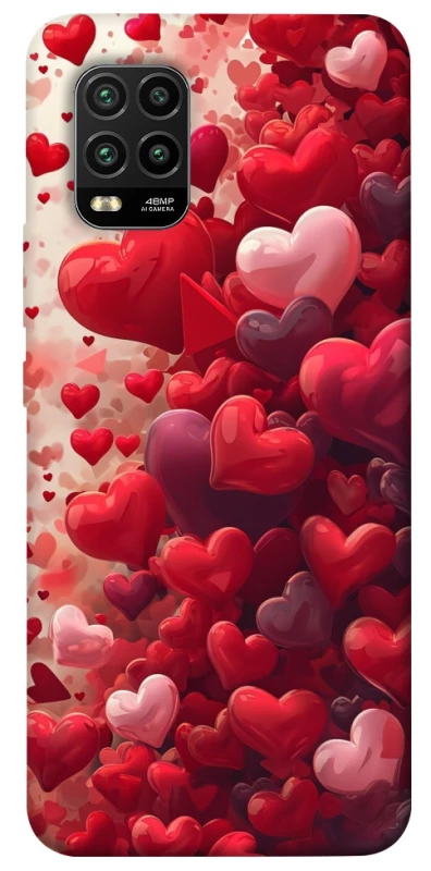 Чохол на Xiaomi Mi 10 Lite Many hearts фото 1 з 1