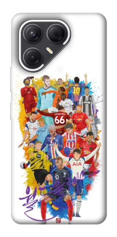 Чехол на TECNO Pova 7 Football Abstract v2 фото 1 из 1