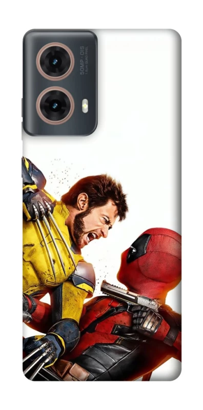 Чохол на Motorola Moto G85 Deadpool and Wolverine фото 1 з 1