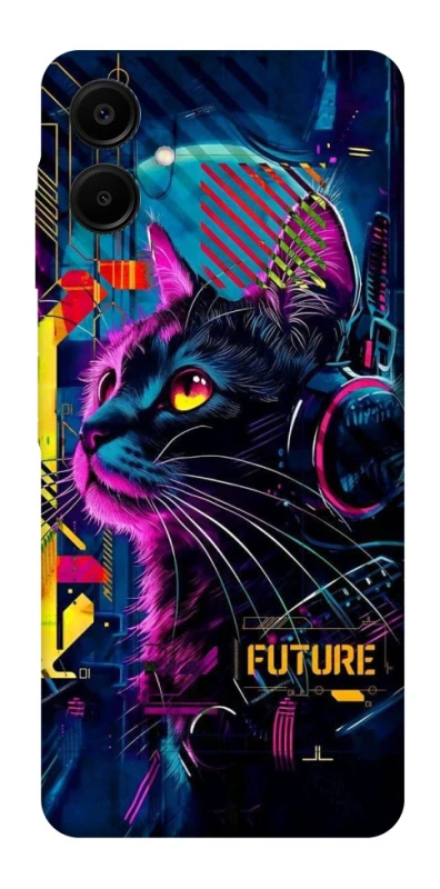 Чохол на Samsung Galaxy A06 Cyber Cat v2 фото 1 з 1