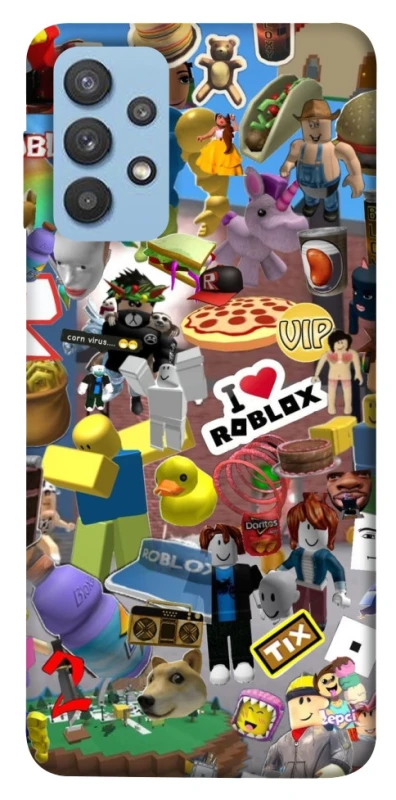 Чехол на Samsung Galaxy M32 Roblox collage ver.5 фото 1 из 1