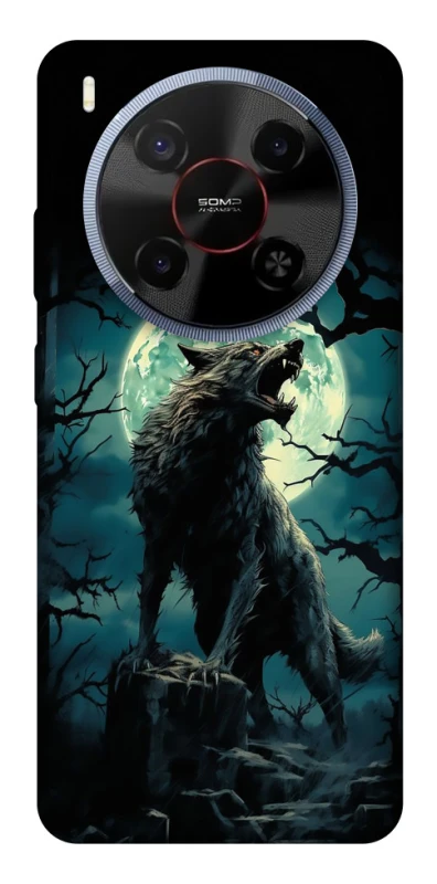 Чохол на ZTE Blade V70 Max Вовк під місяцем фото 1 з 1
