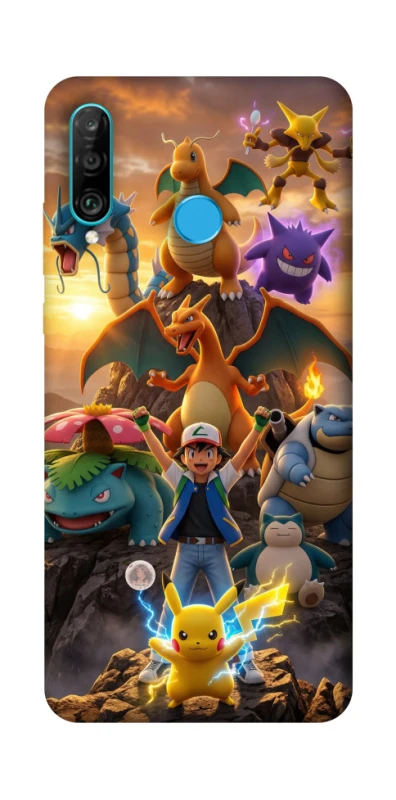 Чехол на Huawei P30 lite Pokemon фото 1 из 1