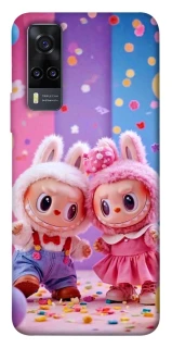 Чехол на Vivo Y31 Labubu twins ver.3 фото 1 из 1