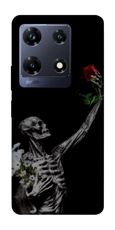 Чохол на Infinix Note 30 Pro Skeleton vs Rose фото 1 з 1