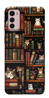 Чохол на Motorola Moto G42 Cats & Books фото 1 з 1