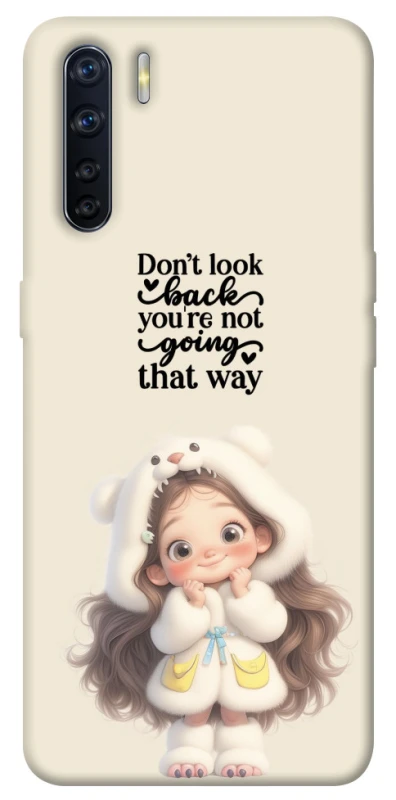 Чехол на Oppo A91 Don't look back фото 1 из 1