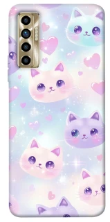 Чехол на TECNO Camon 17P Funny Kittens ver.4 фото 1 из 1