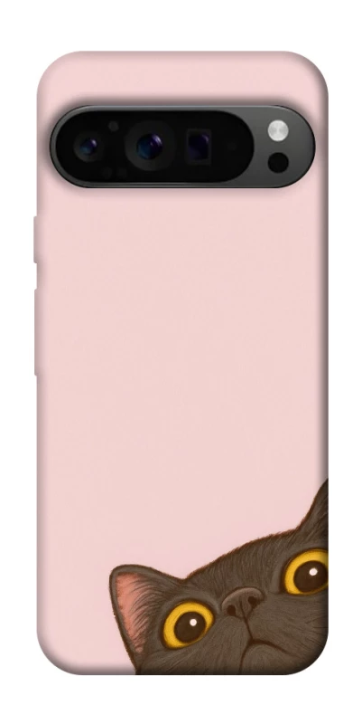 Чехол на Google Pixel 9 Pro Peeping cat фото 1 из 1