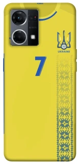 Чохол на Oppo Reno 7 4G UA-Football ver.3 фото 1 з 1