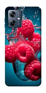 Чехол на Motorola Moto G54 Power Малинка в воде фото 1 из 1