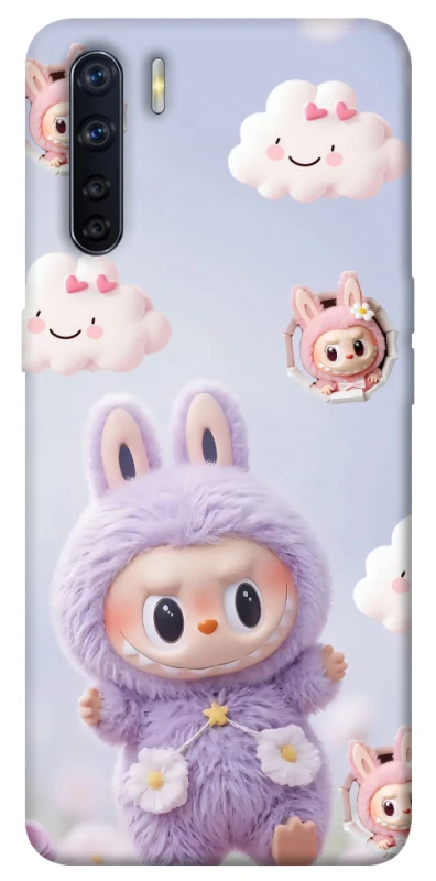 Чохол на Oppo A91 Labubu & clouds фото 1 з 1