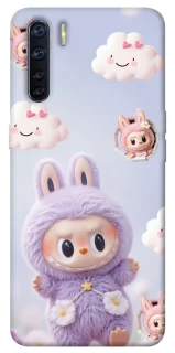 Чохол на Oppo A91 Labubu & clouds фото 1 з 1