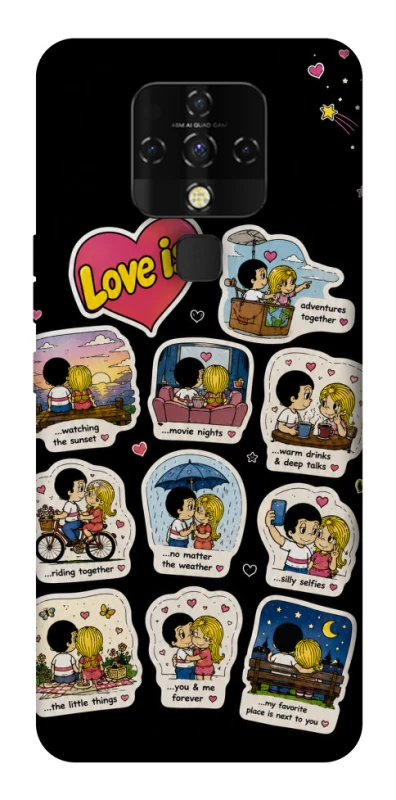 Чохол на TECNO Camon 16 SE Love is ver.4 фото 1 з 1