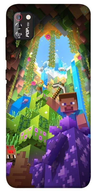 Чохол на TECNO POP 4 Pro Minecraft forever фото 1 з 1