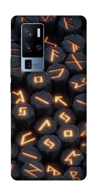 Чехол на Vivo X50 Pro+ Огненые руны фото 1 из 1