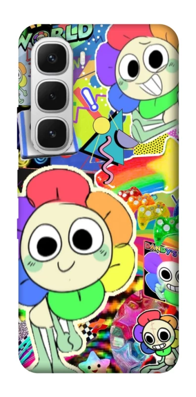 Чохол на Infinix Hot 60i Dandy world collage фото 1 з 1