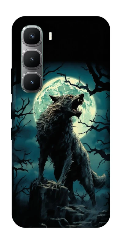 Чохол на Infinix Hot 60 Pro Вовк під місяцем фото 1 з 1