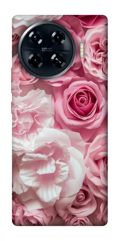 Чехол на TECNO Spark 20 Pro+ Розовые цветы фото 1 из 1