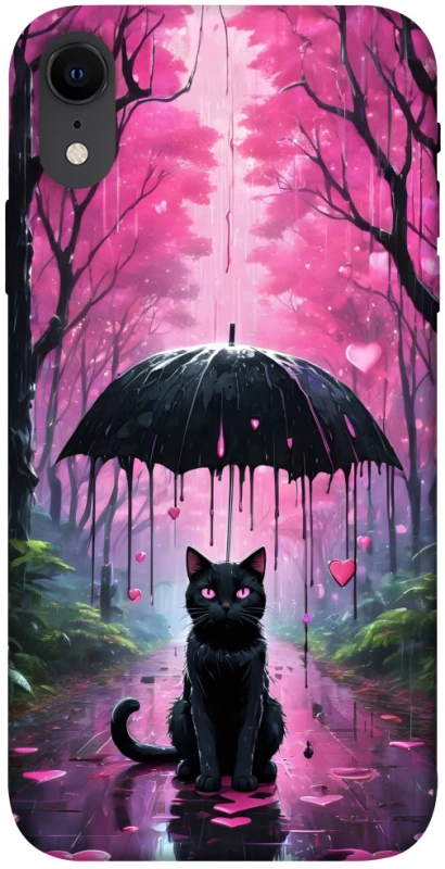 Чохол на Apple iPhone XR (6.1") Black cat фото 1 з 1