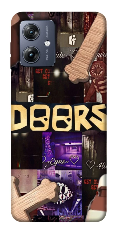 Чохол на Motorola Moto G54 Roblox doors dark mode фото 1 Чохол на Motorola Moto G54 Roblox doors dark mode фото 1 з 1