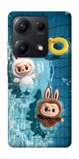 Чохол на Xiaomi Redmi Note 14S Labubu in the pool фото 1 з 1