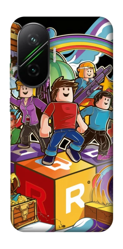 Чохол на Xiaomi Poco F7 Roblox family фото 1 з 1