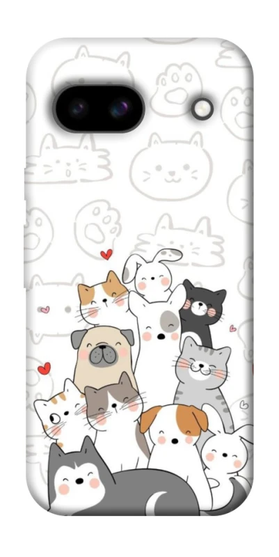 Чохол на Google Pixel 8a Funny Pets фото 1 з 1