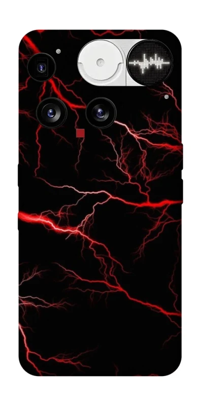 Чехол на Nothing Phone (3) Красная молния фото 1 из 1