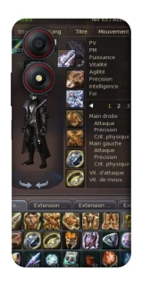 Чехол на ZTE Blade A34 4G Character Menu ver.1 фото 1 из 1