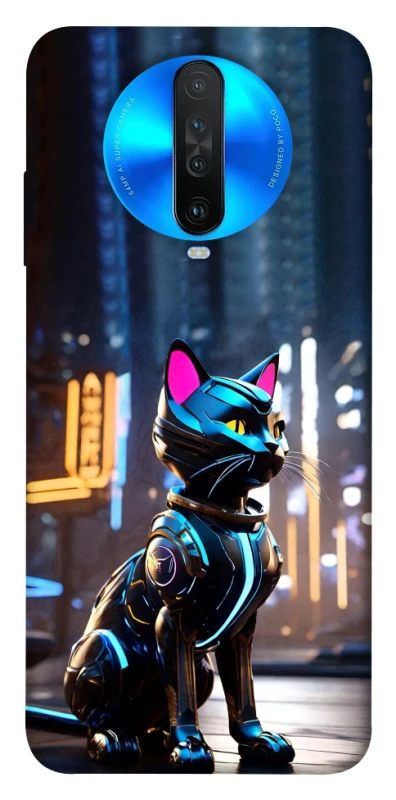 Чохол на Xiaomi Redmi K30 Cyber cat фото 1 з 1