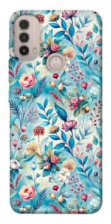 Чехол на Motorola Moto E40 Floral design ver.5 фото 1 из 1
