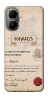 Чохол на Infinix Smart 10 The Hogwarts acceptance letter фото 1 з 1