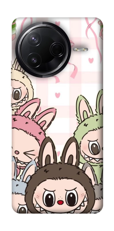 Чохол на Infinix Note 50 Pro All Labubu 2 фото 1 з 1