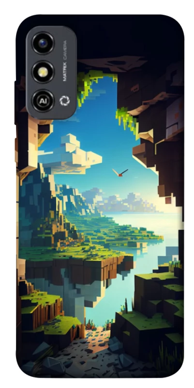 Чохол на ZTE Blade A53 Minecraft sunrise фото 1 з 1