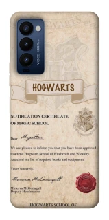 Чехол на TECNO Camon 18 Pro The Hogwarts acceptance letter фото 1 из 1