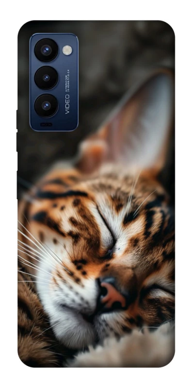 Чехол на TECNO Camon 18 Pro Cat paws фото 1 из 1