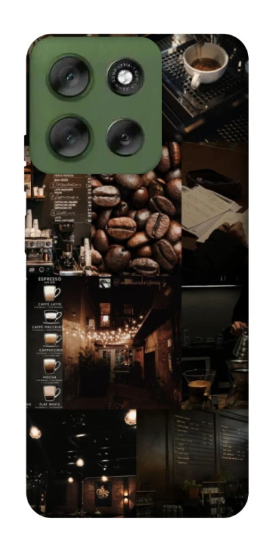 Чохол на Motorola Moto G56 5G Coffee collage ver.1 фото 1 з 1