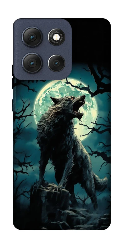 Чехол на Motorola Moto G86 Волк под луной фото 1 из 1