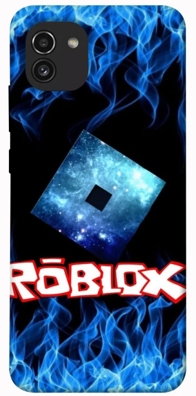 Чехол на Samsung Galaxy A03 Roblox Galaxy Flame Logo фото 1 из 1