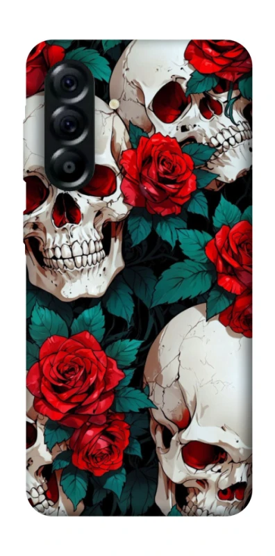 Чехол на Samsung Galaxy A57 5G skull and rose фото 1 из 1