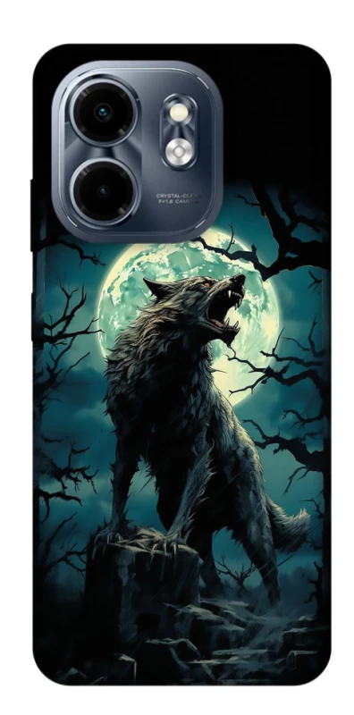 Чохол на Infinix Smart 9 4G / Hot 50i Вовк під місяцем фото 1 з 1