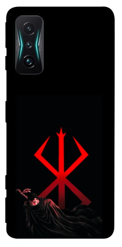 Чохол на Xiaomi Redmi K50 Gaming Berserk Red Logo фото 1 з 1