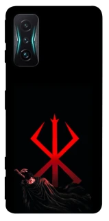 Чохол на Xiaomi Redmi K50 Gaming Berserk Red Logo фото 1 з 1