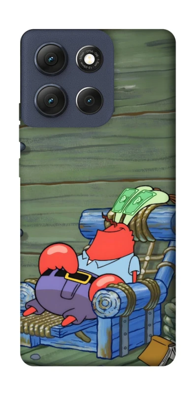 Чохол на Motorola Moto G86 Mr.Krabs фото 1 з 1