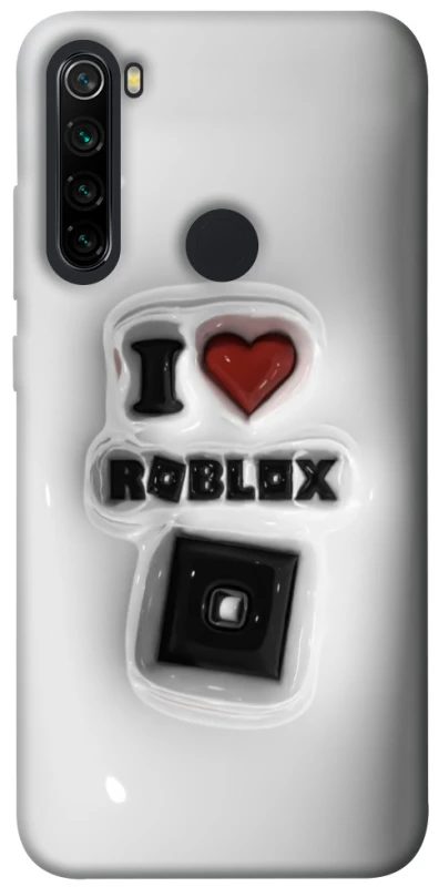 Чехол на Xiaomi Redmi Note 8 I love Roblox фото 1 из 1