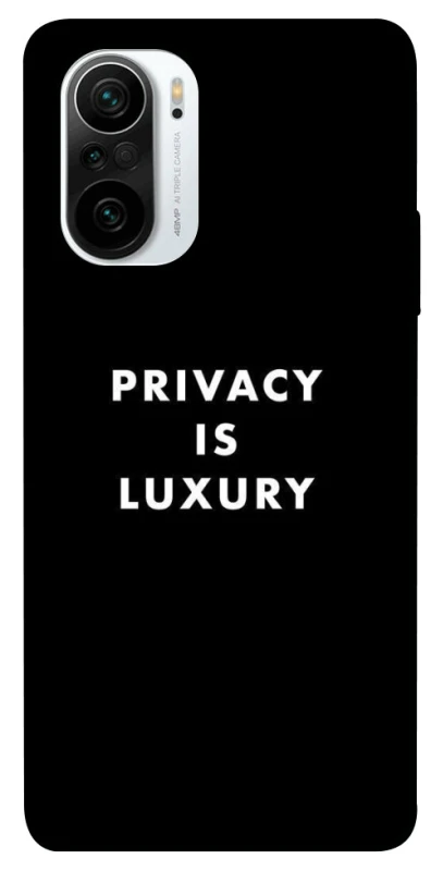 Чохол на Xiaomi Redmi K40 / K40 Pro / K40 Pro+ / Poco F3 Privacy is luxury фото 1 з 1