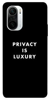 Чохол на Xiaomi Redmi K40 / K40 Pro / K40 Pro+ / Poco F3 Privacy is luxury фото 1 з 1